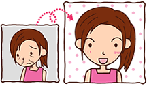 しわ、たるみ治療のイメージ